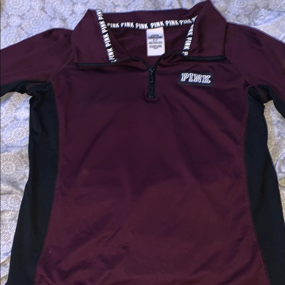 Pink Quarter Zip